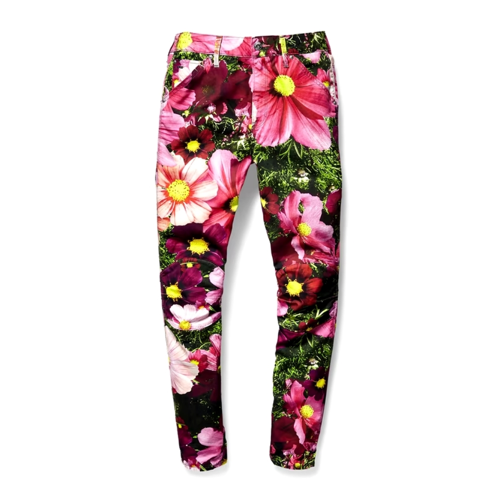 G-Star Raw Elwood floral print jeans 5622 NEW WITH TAGS size 27